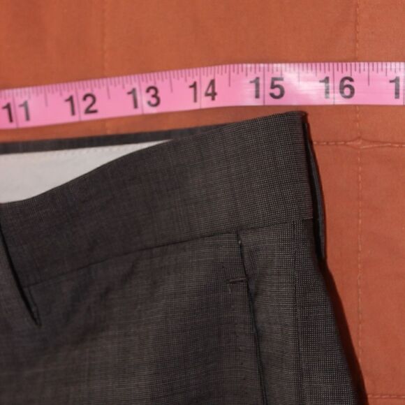 TED BAKER Dark Gray Wool Men  Dress Pants Size 31R - Picture 11 of 13